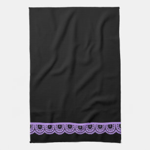 ANY COLOR! Skull Lace Tea Towel