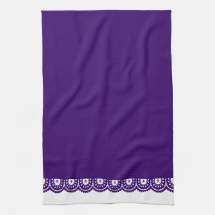 ANY COLOR! Skull Lace Tea Towel