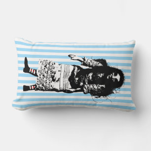 ANY COLOR STRIPED POSTERIZED Doll  Pillow