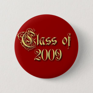 Any Colour Background Class of Graduation 6 Cm Round Badge