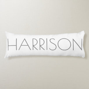 Any Colour - Block Personalised Name Throw Pillow