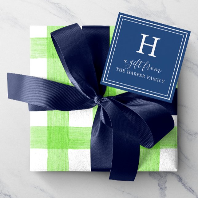 Any Colour - Classic Monogram Gift Enclosure Cards (Creator Uploaded)