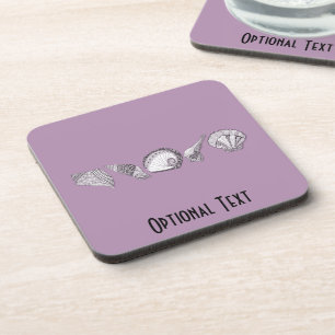 Any Colour Customisable Seashells Coaster