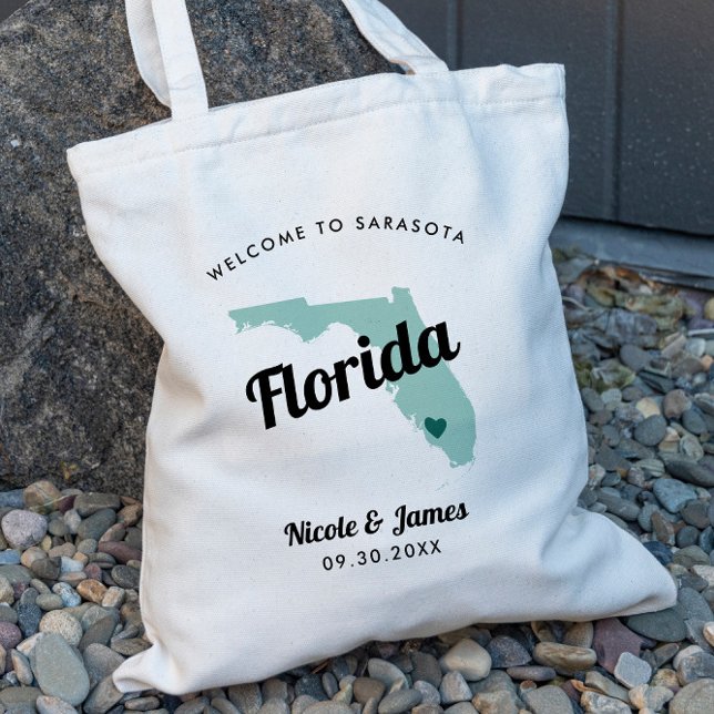 Any Colour Florida Wedding Welcome Bag, Tote Bag (Creator Uploaded)
