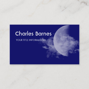 Any Colour Full Moon Business Card