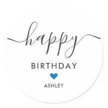 Any Colour Happy Birthday Gift Tags, Birthday Tag