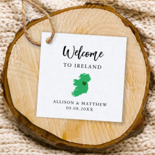 Any Colour Ireland Wedding Welcome Bag Favour Tags