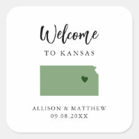 Any Colour Kansas Wedding Welcome Bag or Box
