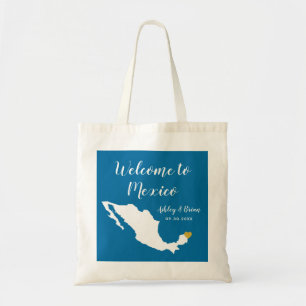 Any Colour Mexico Wedding Welcome Bag Tote