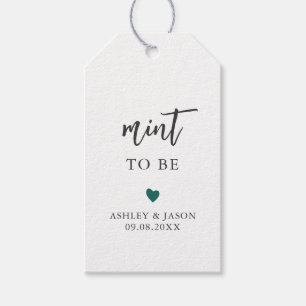 Any Colour Mint to Be Gift Tag, Wedding Mints Tag, Gift Tags