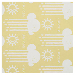 Any Colour My Sunshine Rain Cloud Personalised Fabric