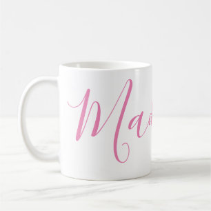 Any Colour - Script Name Personalised Mug