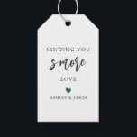 Any Colour Sending You S'more Love Tag, Wedding Gift Tags<br><div class="desc">These are the perfect little gift tags. You may edit the colours for any part of this design. To change colours,  click personalise and then "edit using the design tool." Select the element you wish to edit,  then use the tools to make the changes.</div>