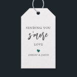 Any Colour Sending You S'more Love Tag, Wedding Gift Tags<br><div class="desc">These are the perfect little gift tags. You may edit the colours for any part of this design. To change colours,  click personalise and then "edit using the design tool." Select the element you wish to edit,  then use the tools to make the changes.</div>