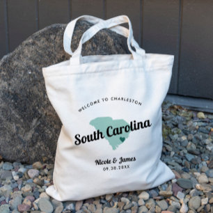 Any Colour South Carolina Wedding Welcome Bag, Tote Bag