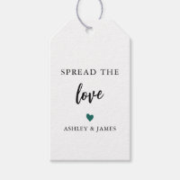 Any Colour Spread the Love Tag, Wedding Jam Favour