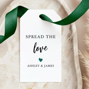 Any Colour Spread the Love Tag, Wedding Jam Favour Gift Tags