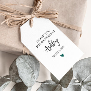 Any Colour Thank You for Showering Her With Love Gift Tags