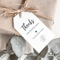 Any Colour Thanks for Shopping Small Label,