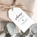 Any Colour Welcome Tag, Wedding Welcome Bag Gift Tags<br><div class="desc">These are the perfect little gift tags. You may edit the colours for any part of this design. To change colours,  click personalise and then "edit using the design tool." Select the element you wish to edit,  then use the tools to make the changes.</div>