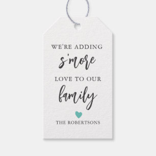 Any Colour We're Adding S'more Love to Our Family Gift Tags