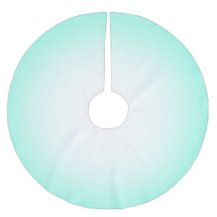 Any Colour with Aqua Ombre Tree Skirt