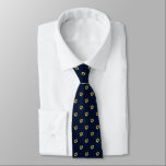 Any Colour with Gold Star of David Pattern Tie<br><div class="desc">Designs by Umua. Printed and shipped by Zazzle or their partners.</div>