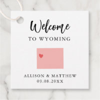 Any Colour Wyoming State Wedding Welcome Bag