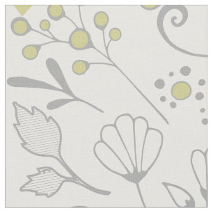 Any Custom Colour Rustic Floral Pattern Fabric