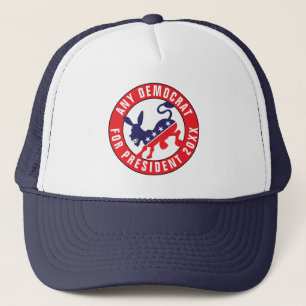 ANY DEMOCRAT FOR PRESIDENT Custom Year Political Trucker Hat