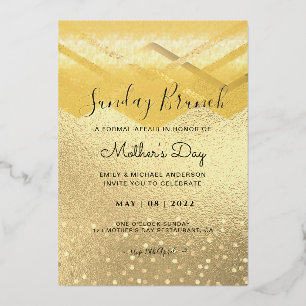 ANY EVENT Gold Foil Formal Event Dinner Lunch CHIC