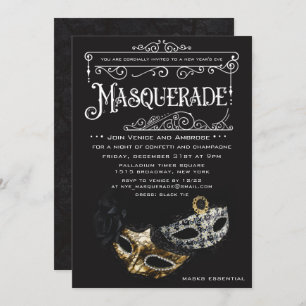 ANY EVENT - Masquerade Party Invitation
