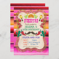 ANY EVENT - Mexican Fiesta Party Invitation