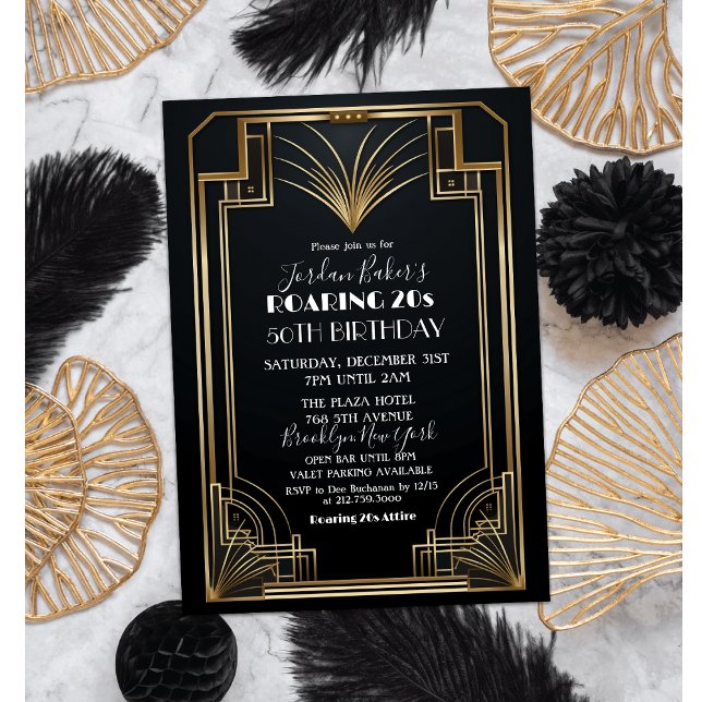 ANY EVENT - Roaring 20s 1920s Art Deco Party Invitation (Creator Uploaded)