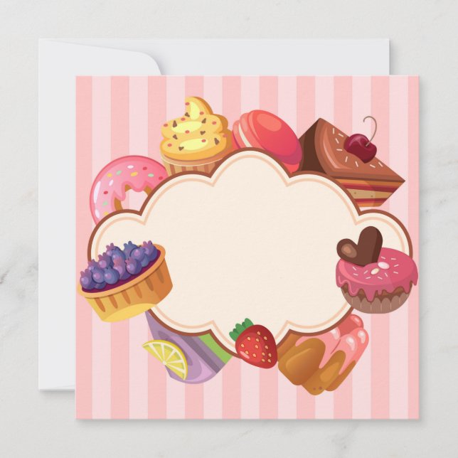 Any Event Sweets Invitation (Front)