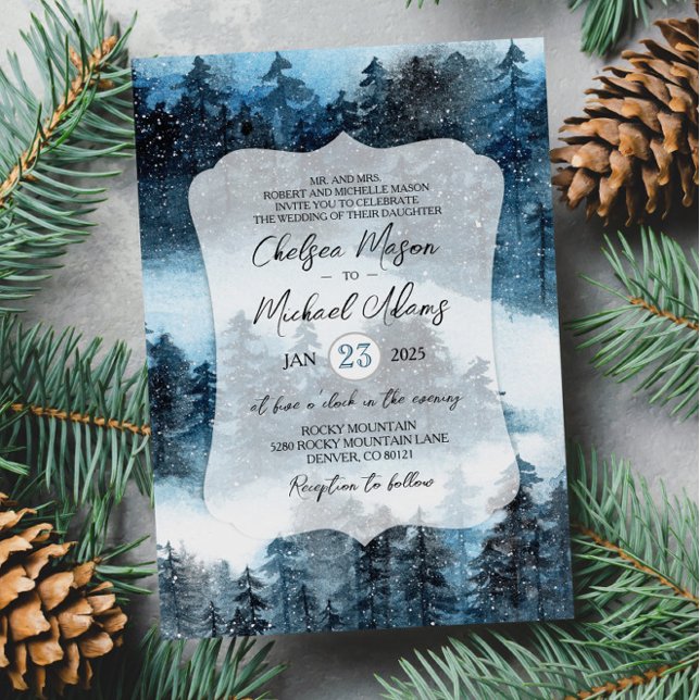 ANY EVENT - Winter Forest Invitation (Creator Uploaded)