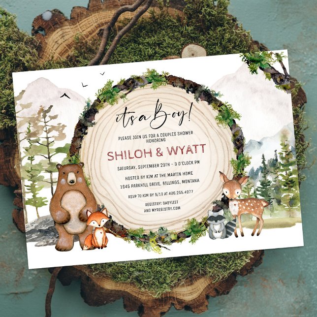 ANY EVENT Woodland Animals Invitation (Creator Uploaded)