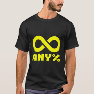 Any Infinity Symbol Video Game Speedrunner Livestr T-Shirt
