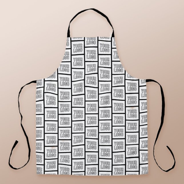 Any Logo or Image Repeating Pattern Apron (Creator Uploaded)