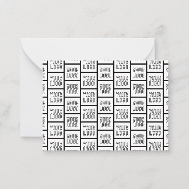 Any Logo or Image Repeating Pattern Card (Front)