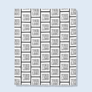 Any Logo or Image Repeating Pattern Fleece Blanket
