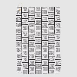Any Logo or Image Repeating Pattern Golf Towel