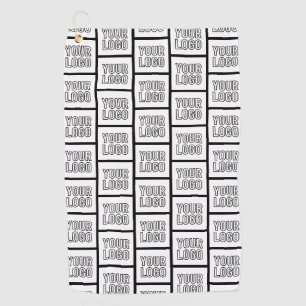 Any Logo or Image Repeating Pattern Golf Towel