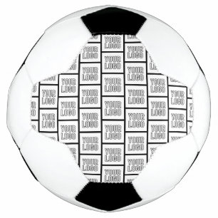 Any Logo or Image Repeating Pattern Soccer Ball