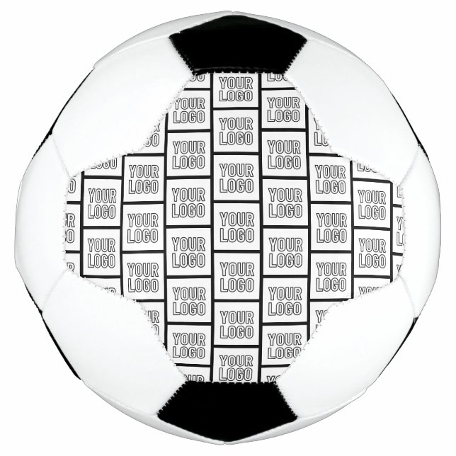 Any Logo or Image Repeating Pattern Soccer Ball (Front)
