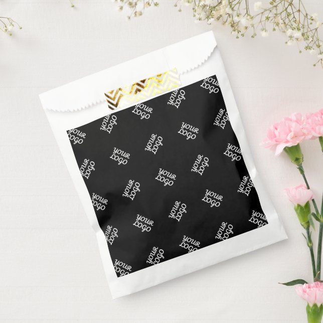 Any Logo or Uploaded Image | Scattered Pattern  Favour Bag (Sealed)