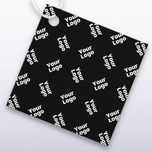 Any Logo or Uploaded Image   Scattered Pattern  Favour Tags
