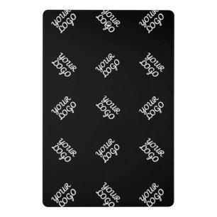 Any Logo or Uploaded Image   Scattered Pattern  Mini Clipboard