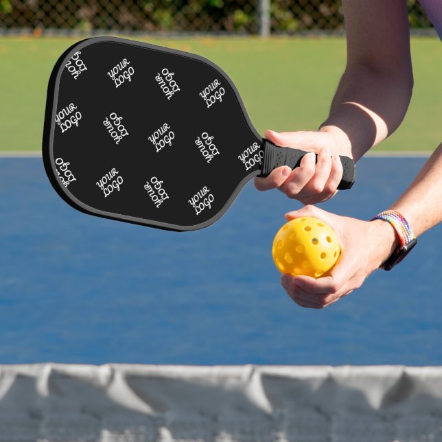 Any Logo or Uploaded Image | Scattered Pattern  Pickleball Paddle (Insitu)