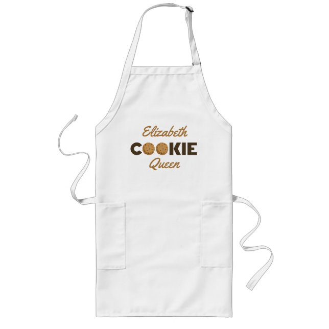 Any name any title cookie long apron (Front)